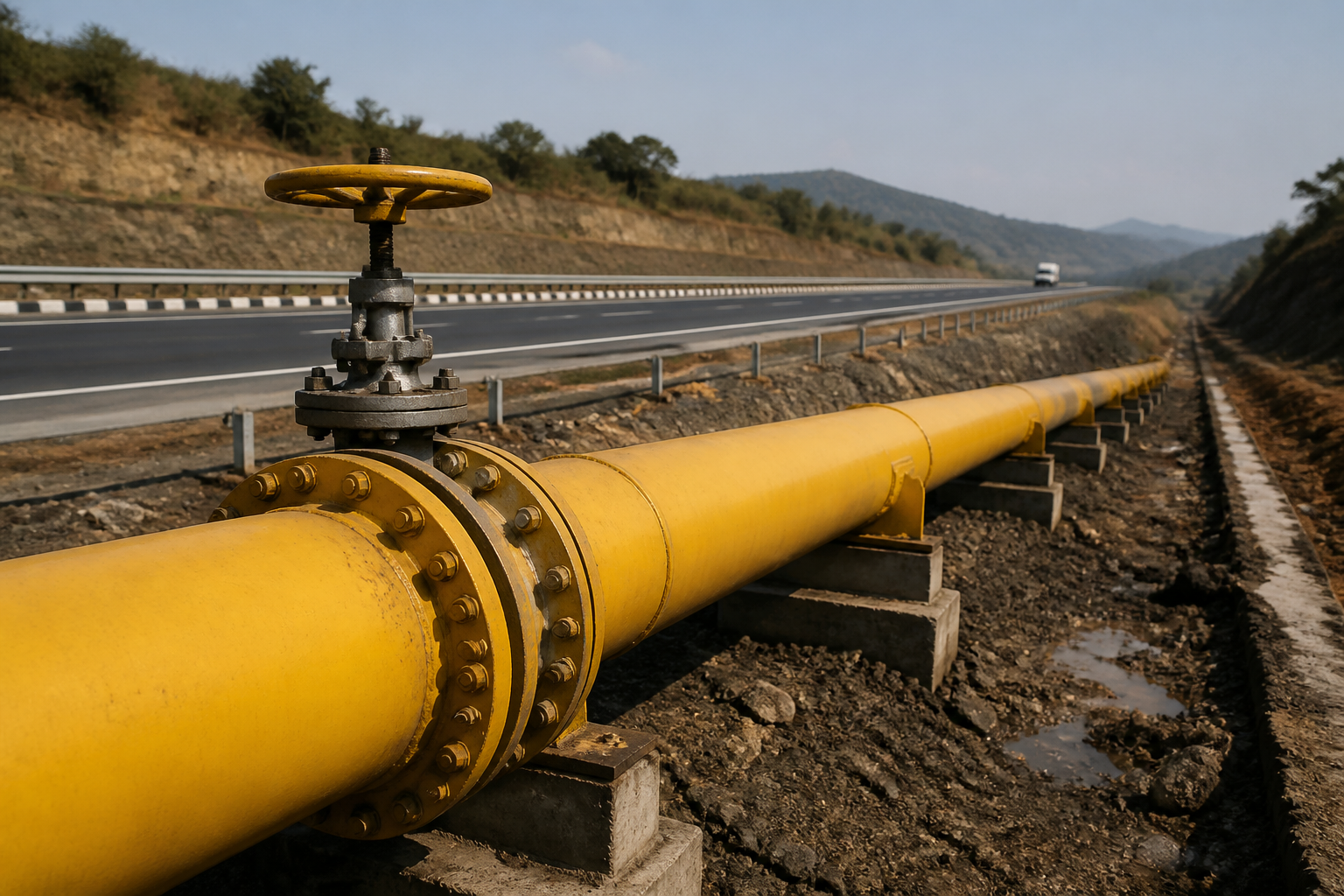 PNG pipeline leak detected along Samruddhi Expressway in Chhatrapati Sambhajinagar