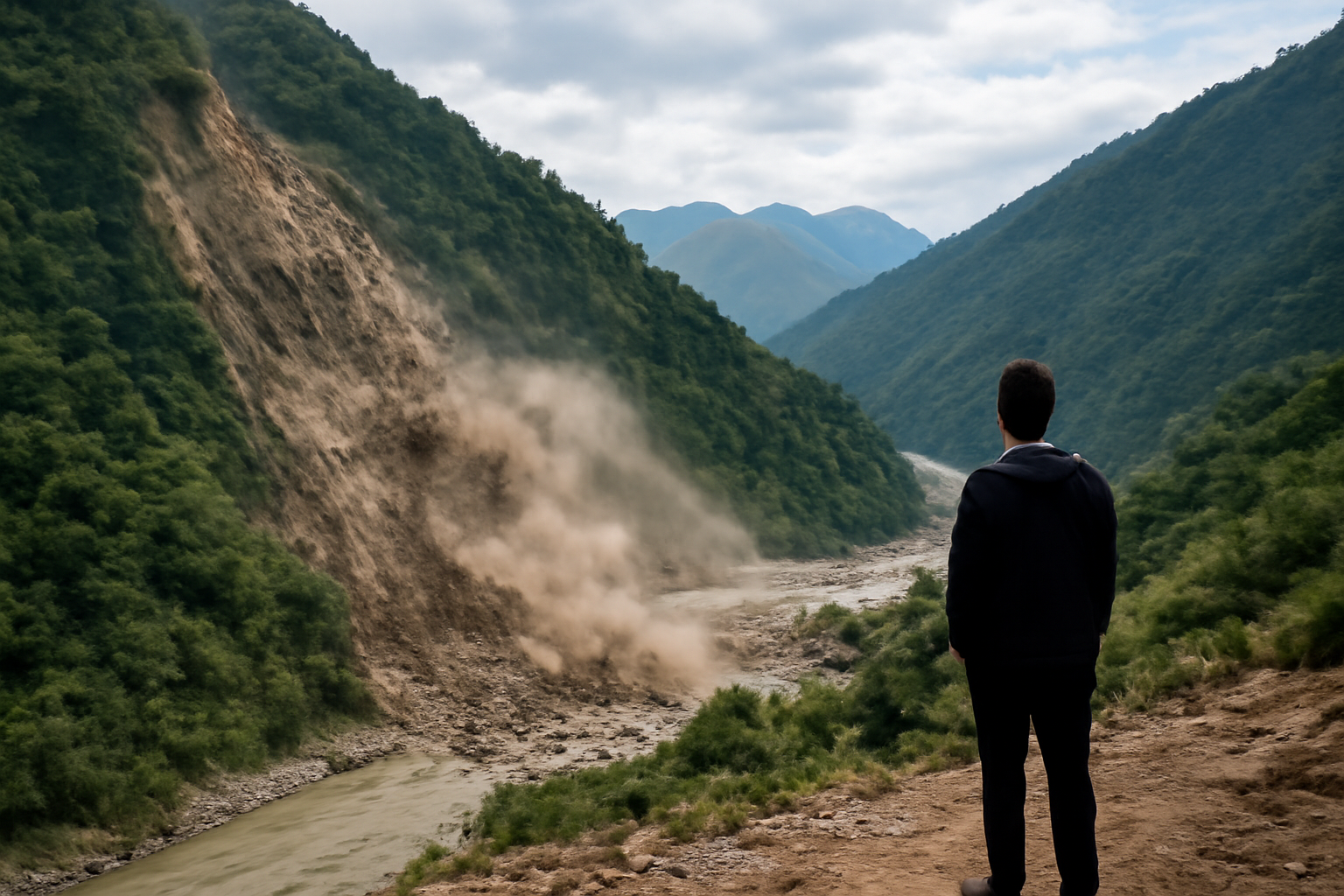 USGS identifies event northwest of Kodārī as landslide, not earthquake