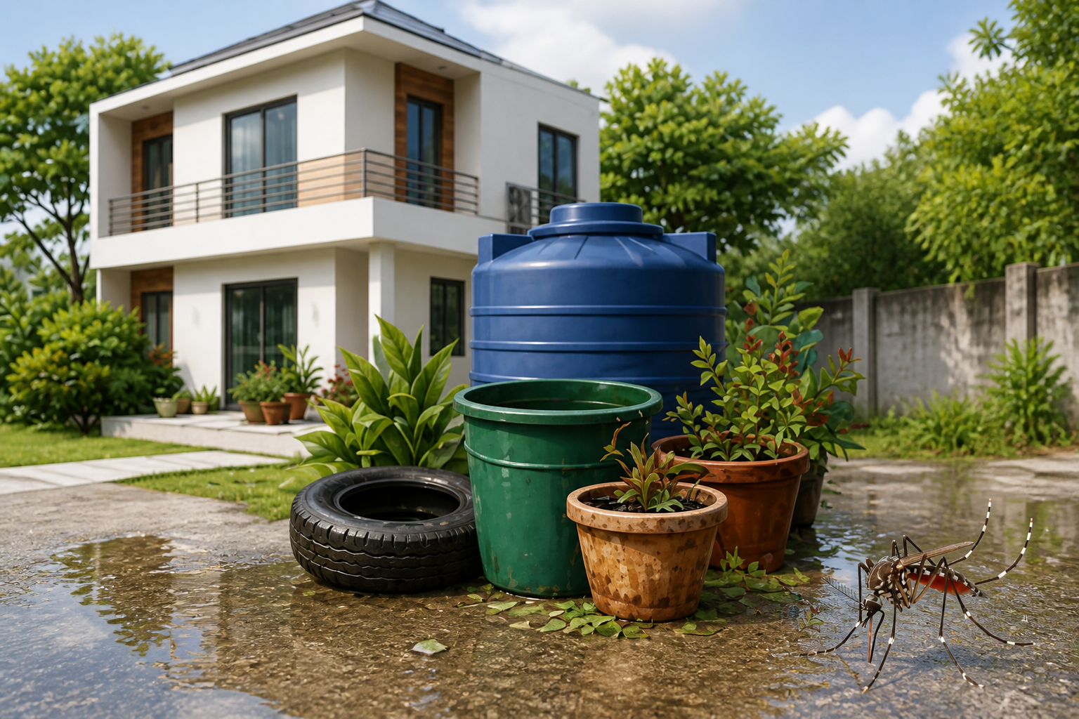 Ministry of Health urges households to stop stagnant water and prevent dengue