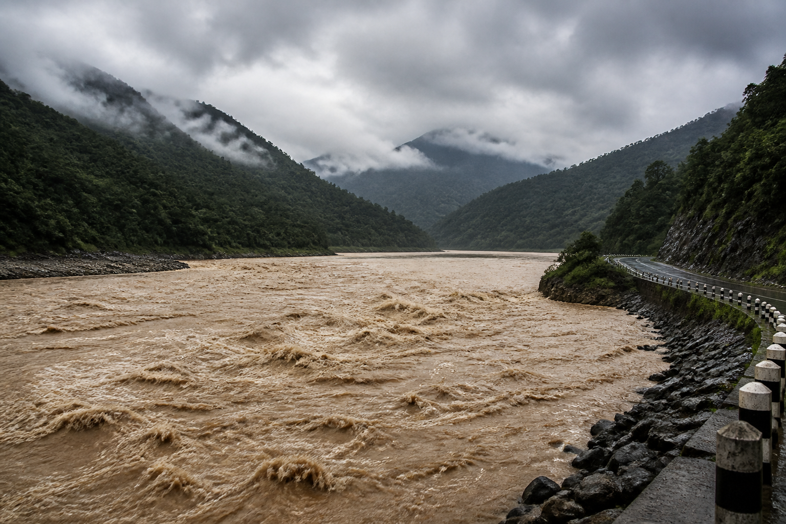 Flood alert issued for Trishuli riverside areas up to Muglin after Bhote Koshi rises again