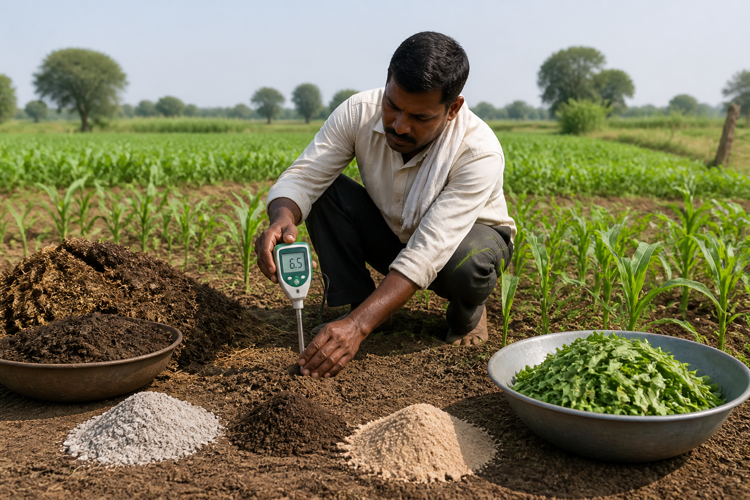 Namami Gange guide links soil pH with nutrient availability and crop health