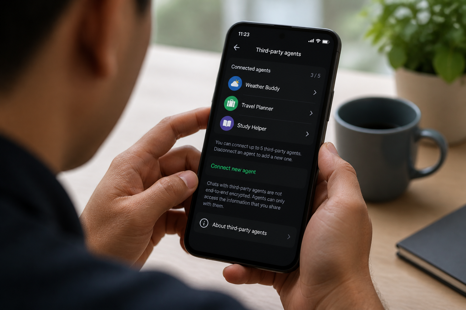 WhatsApp rolls out third-party AI agents with a 5-agent limit and no end-to-end encryption