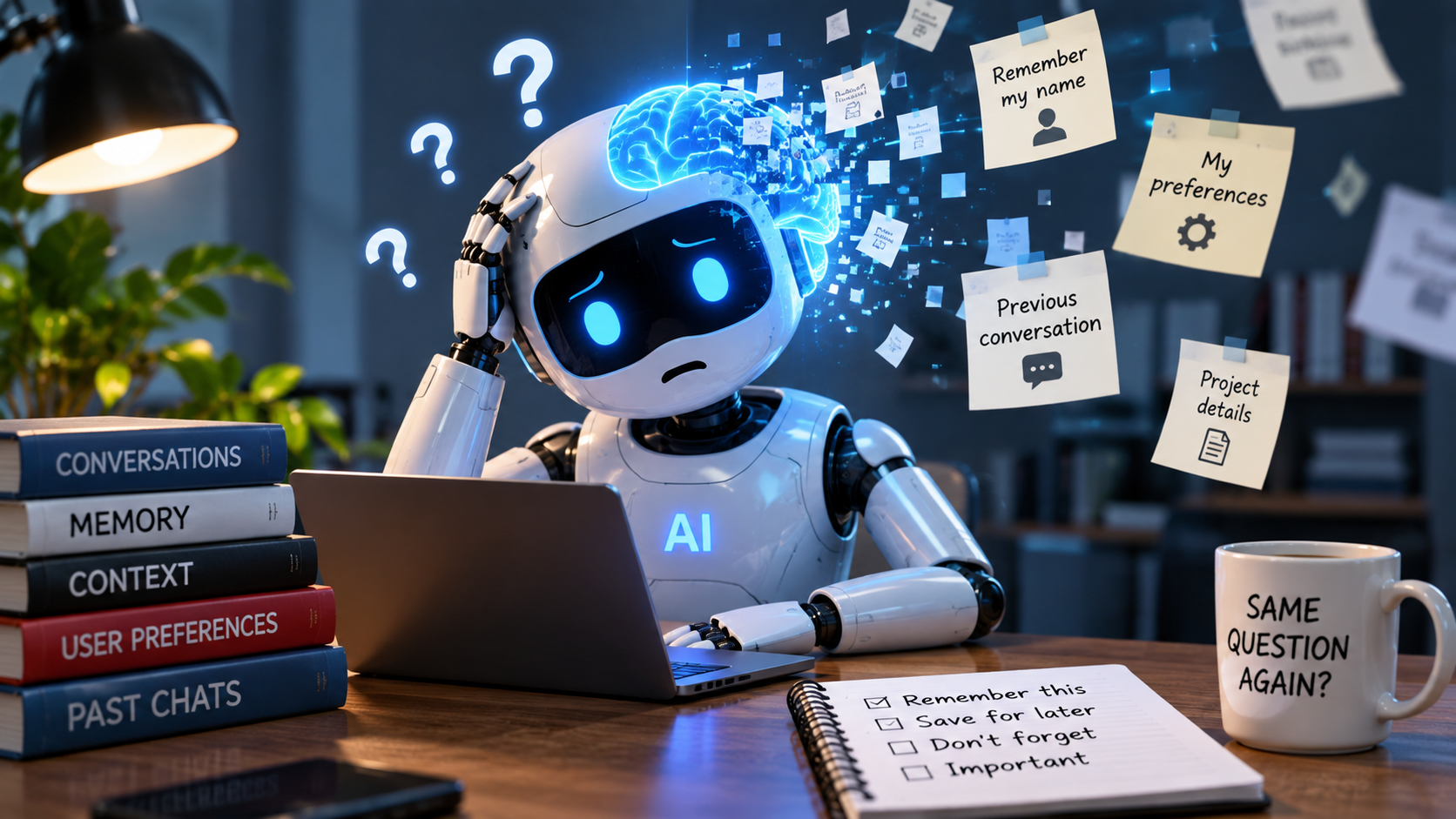 AI अम्नेशिया: चैटबॉट आपकी जरूरी बातें क्यों भूलते हैं और इसका मतलब क्या है
