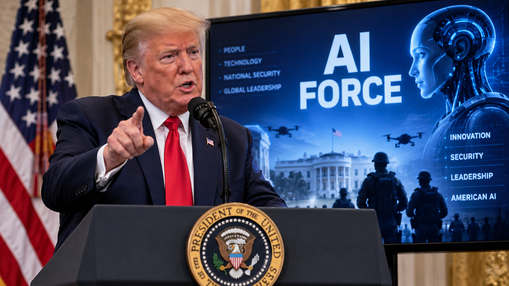 Trump plans AI Force and new adviser as US-China tech rivalry grows