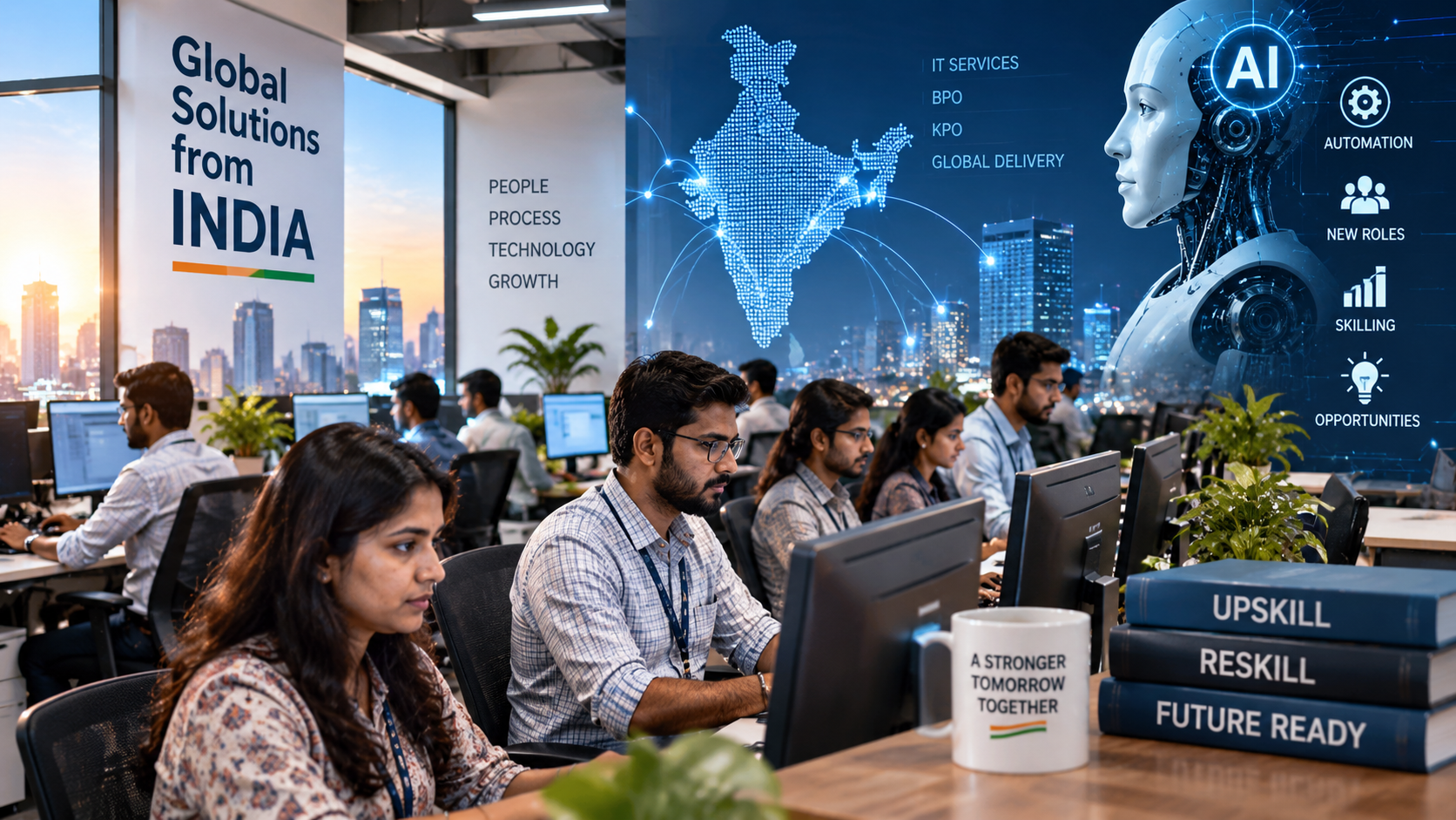 AI के दौर में भारत की आउटसोर्सिंग इंडस्ट्री मजबूत, सॉफ्टवेयर एक्सपोर्ट GDP के 5.2% तक पहुंचा
