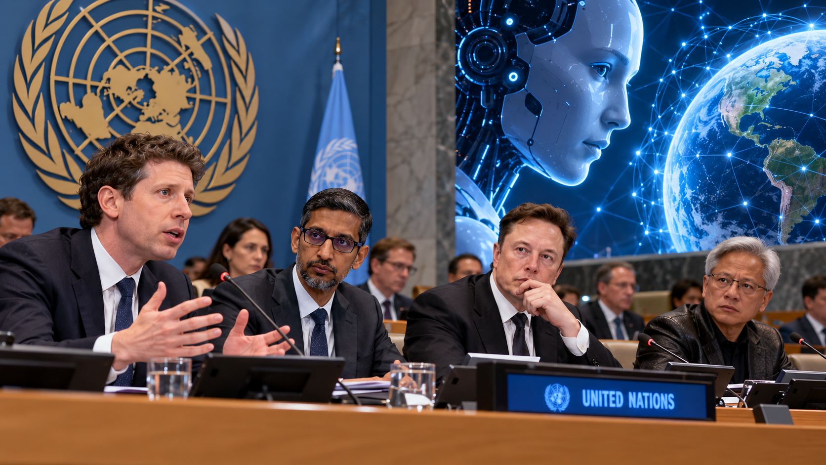 AI chiefs urge UN safeguards as US rejects new global control framework