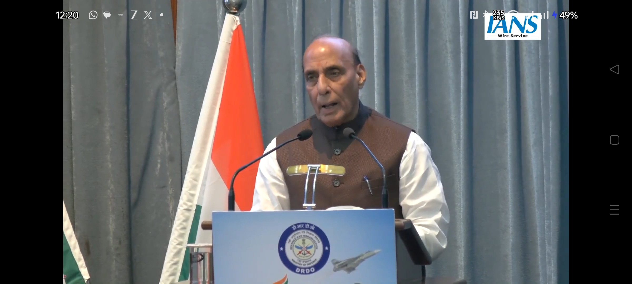 VIMARSH 2026 में राजनाथ सिंह बोले, ड्रोन इस्तेमाल बढ़ने से स्टार्टअप्स के लिए बड़ा मौका