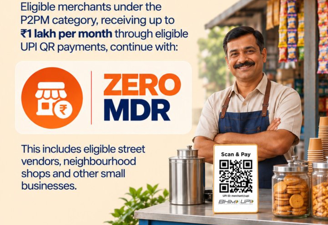 UPI MDR पर सफाई: P2P पेमेंट फ्री, ₹2,000 तक P2M लेनदेन पर भी जीरो चार्ज