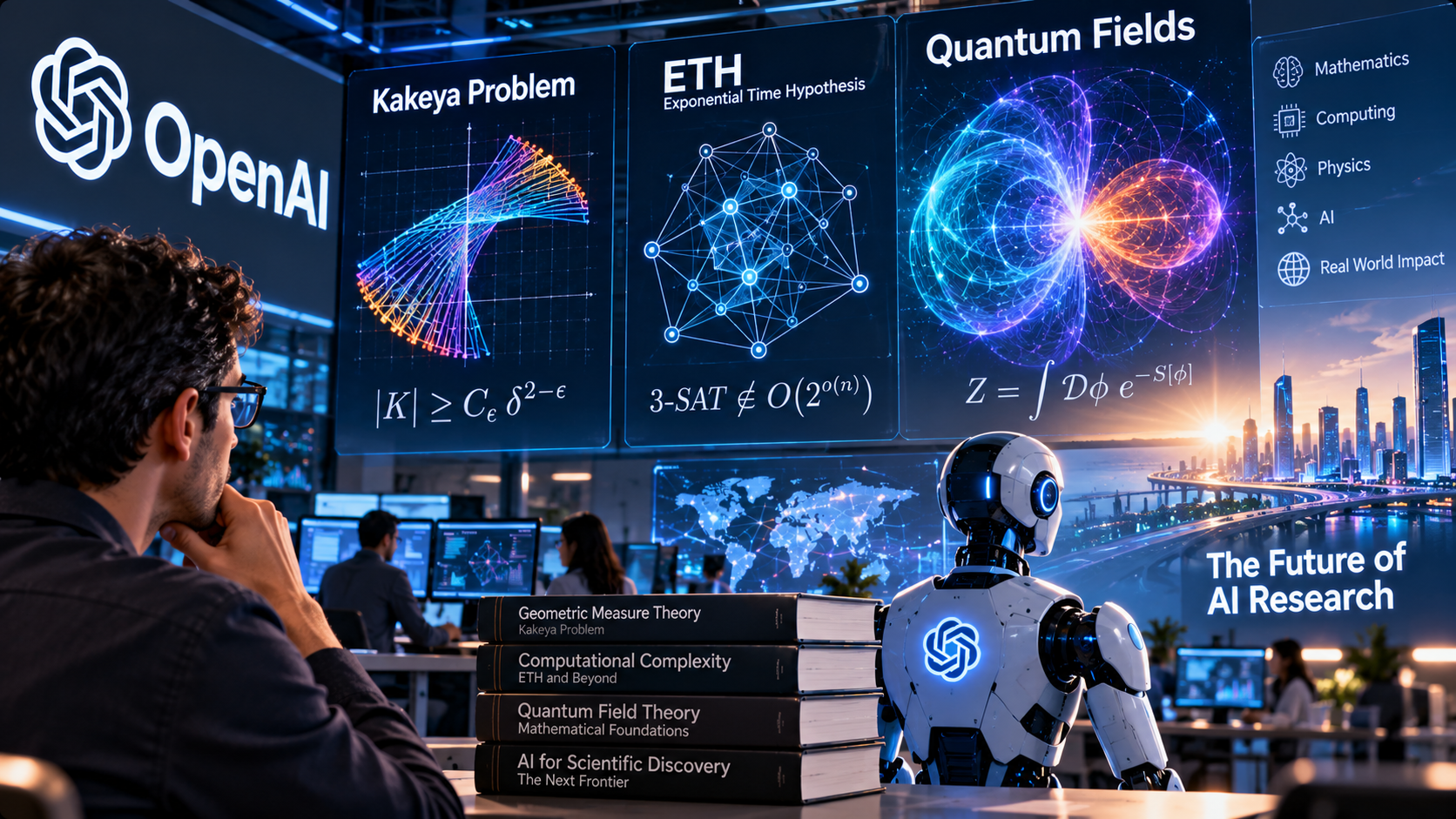 OpenAI scientific claims on Kakeya, ETH and quantum fields remain unexplained in available material