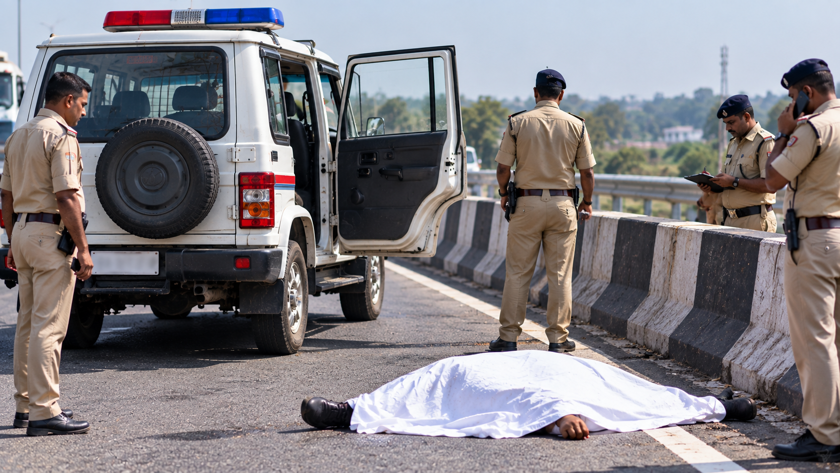 Assam murder suspect dies after jumping from police van during medical trip