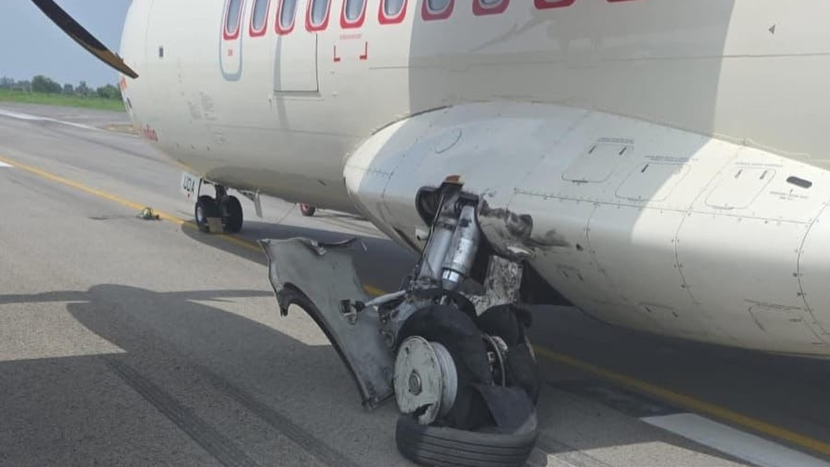 Bilaspur airport landing disrupted after Alliance Air aircraft tyre bursts