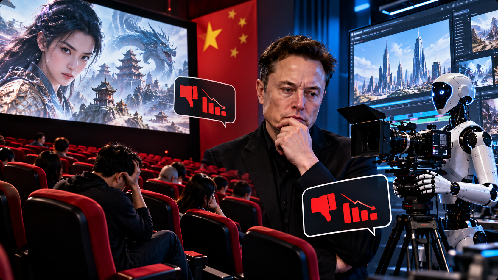 China AI film and Elon Musk experiment claims lack detail in the supplied report
