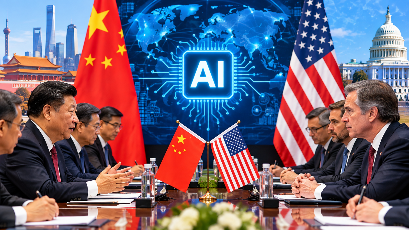 China and US complete first AI dialogue as technology tensions deepen