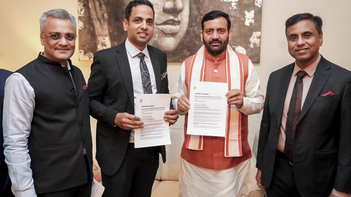 हरियाणा ने स्वीडिश कंपनियों के साथ ₹4,000 करोड़ के निवेश आशय पत्रों पर किए हस्ताक्षर