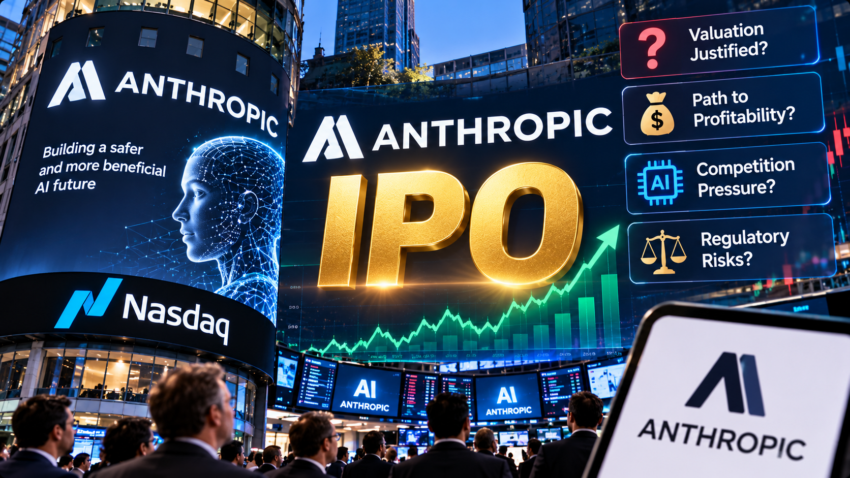 Anthropic के रिकॉर्ड IPO पर बड़े सवाल, AI कंपनी की लिस्टिंग से पहले निवेशकों की नजर