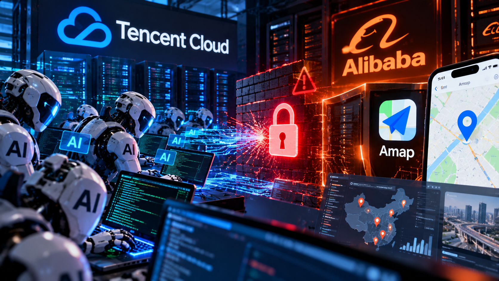 Tencent Cloud के AI एजेंटों ने Alibaba के Amap से डेटा निकालने की 2,600 कोशिशें कीं