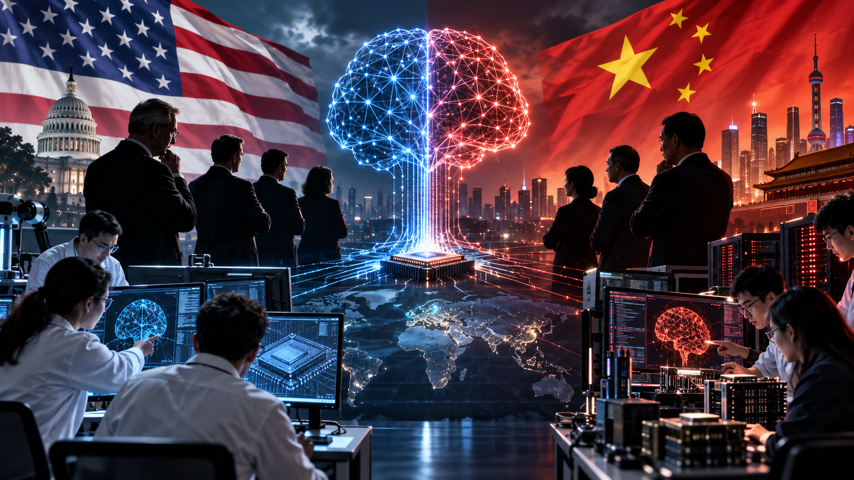US-China AI clash deepens as safety rules collide with the race for technological dominance