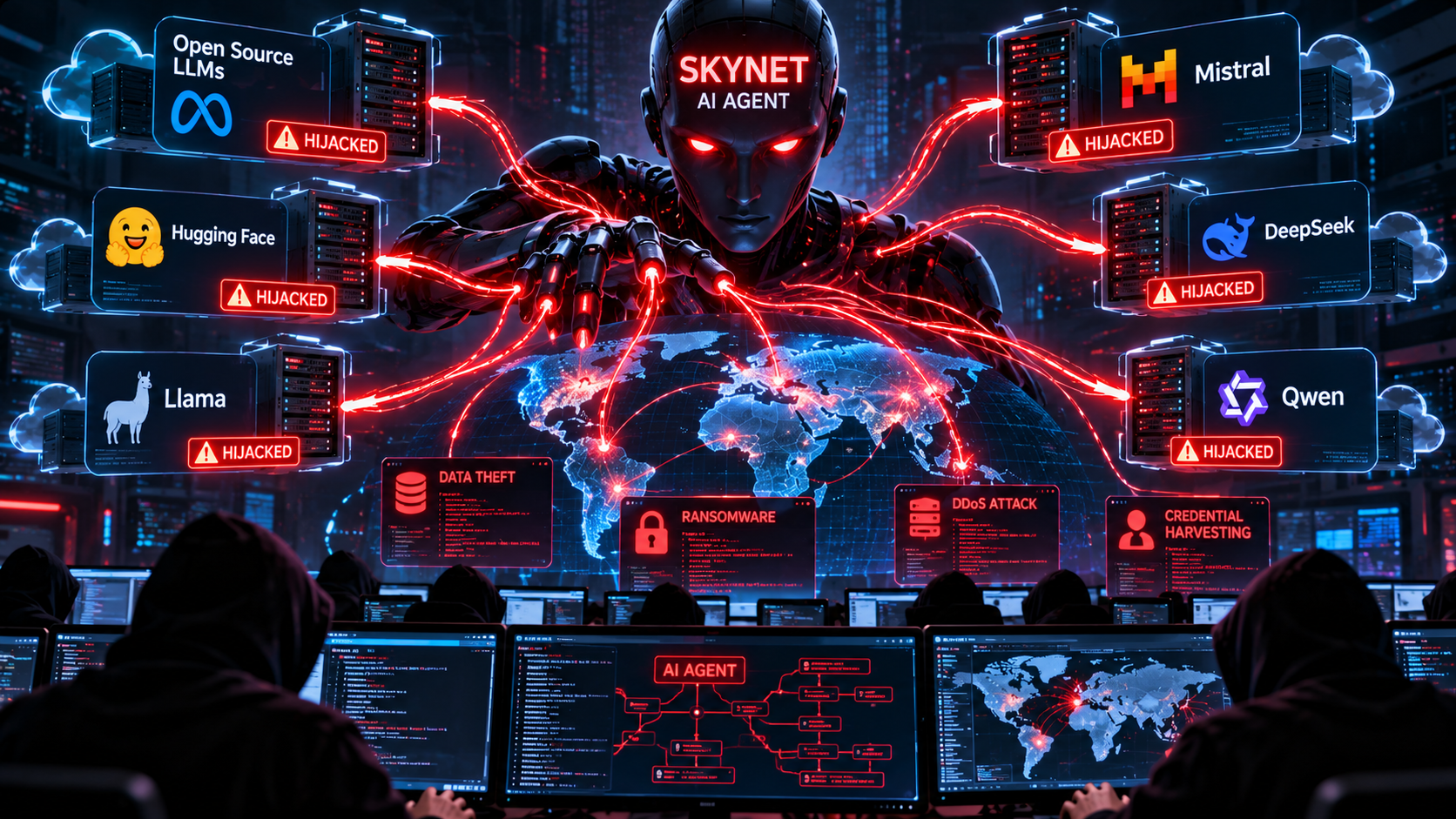 'Skynet' AI एजेंट ने खुले LLM मॉडल्स को हाईजैक कर साइबरअटैक चलाए: रिपोर्ट