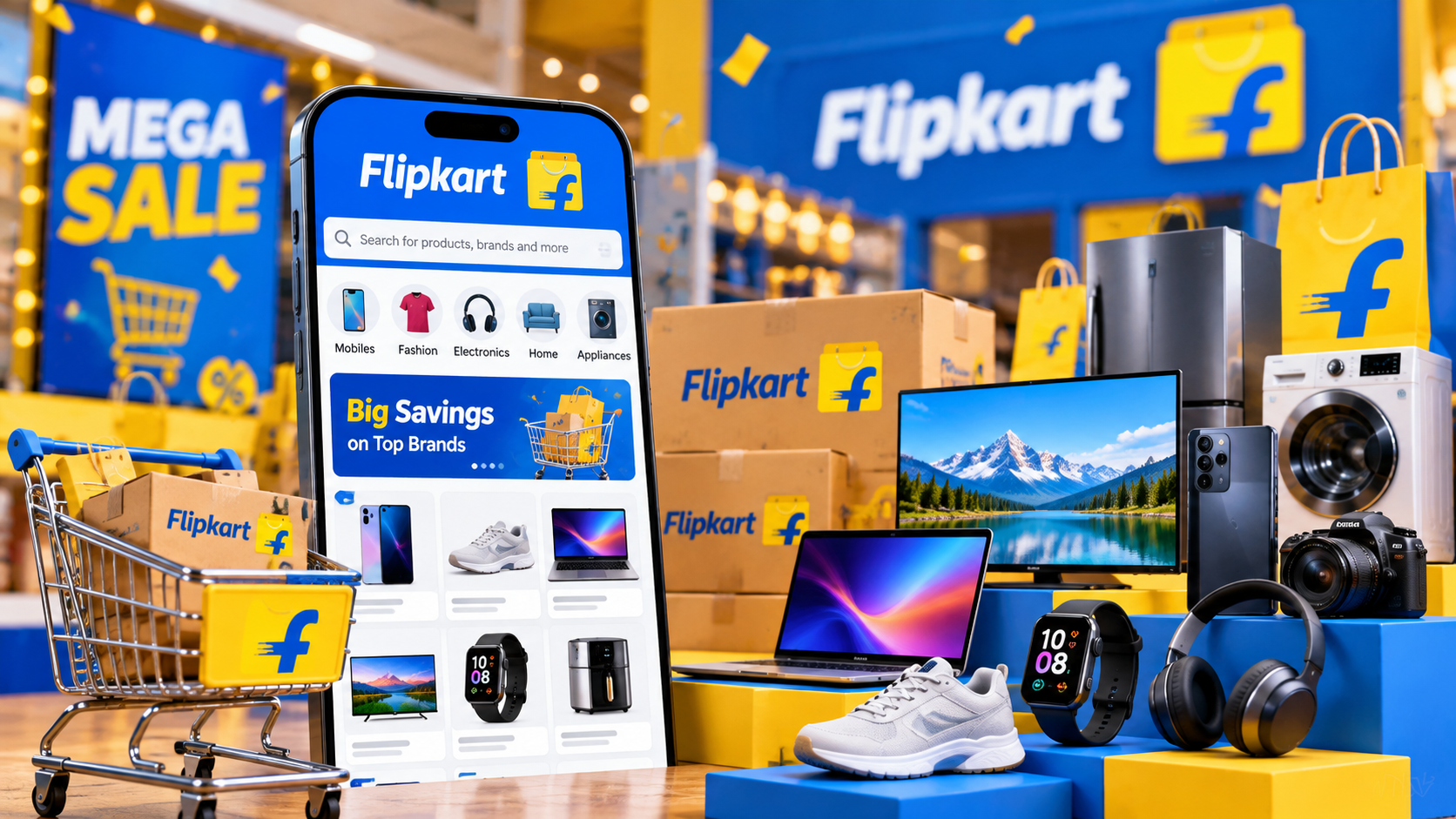 Flipkart BBD की अर्ली डील्स लाइव, मिनट्स पर 80% तक की छूट और तेज डिलीवरी
