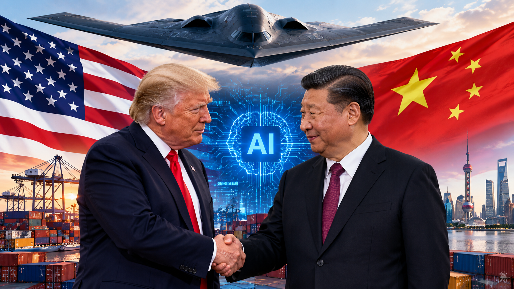 Xi and Trump project stability with AI cooperation, military ties and no-conflict pledge