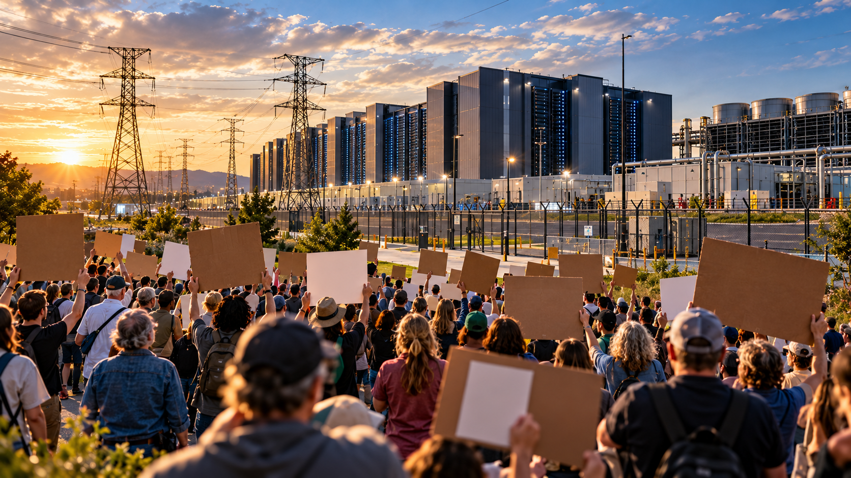 Humans First schedules 120 anti-data-center protests across 37 states for Saturday