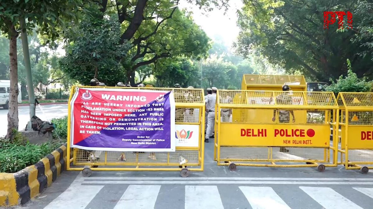 Section 163 orders imposed in New Delhi before proposed Jantar Mantar protest
