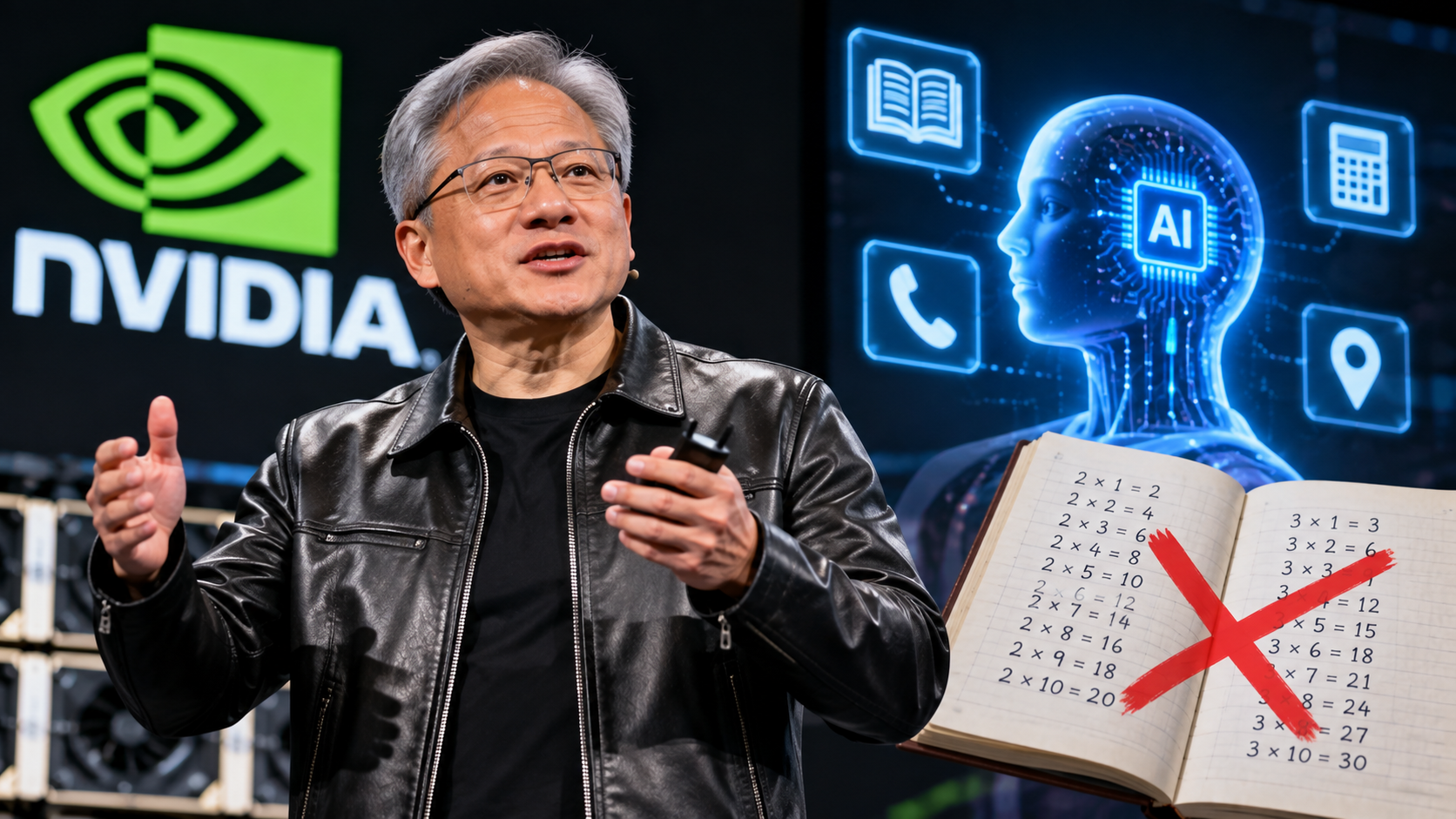 Nvidia CEO Jensen Huang says AI may make basic maths skills less necessary for students